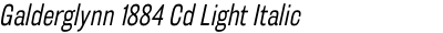 Galderglynn 1884 Cd Light Italic
